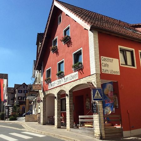 Gasthof Zum Loewen Goessweinstein Buitenkant foto